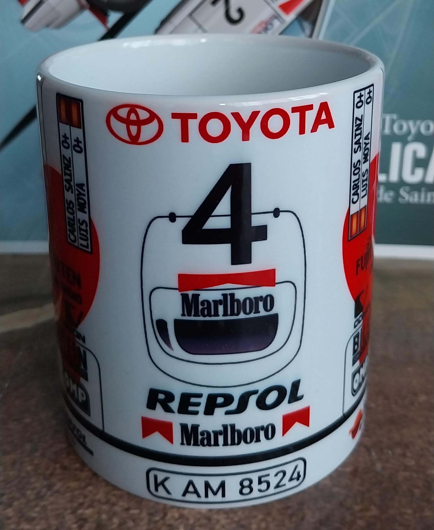 Autocollants Toyota Team Europe TTE Pour Jantes Borbet - Set De 4 - Neuf