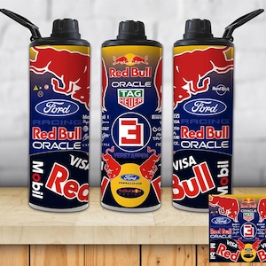F1 Red Bull Drink Bottle - Etsy