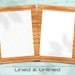 Woodgrain Printable Stationery Set, Printable Stationary Paper ...
