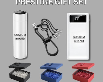 Custom Branded Gift Box, Corporate Holiday Appreciation Set, Personalized Employee Recognition Box, Business Logo New Year Gift Package