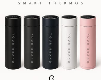 Budget-Friendly Custom Tumbler | Engraved Stainless Steel Bottle | Branded Company Logo Thermos | Personalized Bulk Order Drinkware
