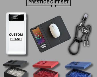 Prestige Gift Set, Charger, Cable, Mouse Pad