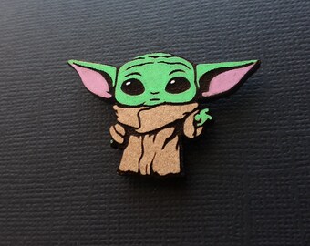 The child pin, Star Wars pin, baby Yoda accessories,