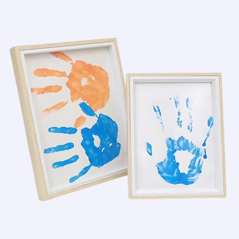 DIY Couple Handprint Frame / Personalized Handprint Memory Frame / Couple Anniversary Milestone Gift / Boyfriend Girlfriend Photo Album