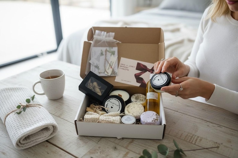 The Little Treat Box, Self Care Gift for Women – Relaxation Spa Set – Thinking of You Gift – Pamper Box image 10