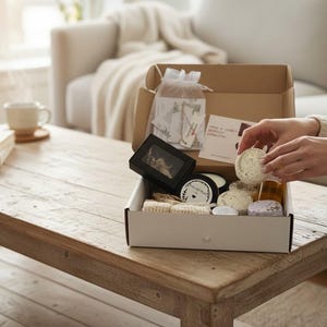 The Little Treat Box, Self Care Gift for Women – Relaxation Spa Set – Thinking of You Gift – Pamper Box image 9