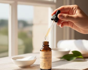 Natürliches Gesichtsserum für die reife Haut – Feuchtigkeitsspendendes aufhellendes Anti-Aging mit AHA & Aloe – Geschenk zur Selbstpflege