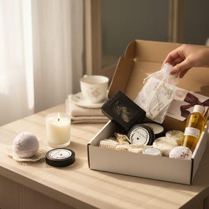 The Little Treat Box, Self Care Gift for Women – Relaxation Spa Set – Thinking of You Gift – Pamper Box image 11