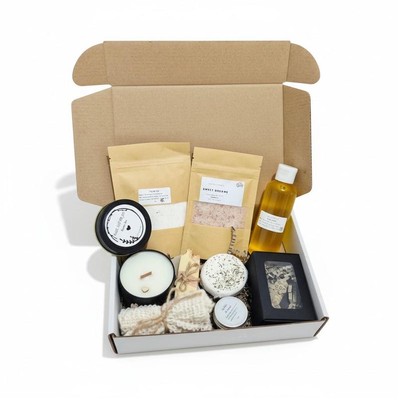 The Little Treat Box, Self Care Gift for Women – Relaxation Spa Set – Thinking of You Gift – Pamper Box image 2