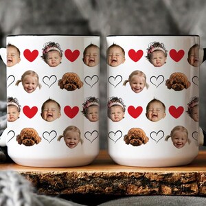 Baby Face Mug, Personalized Face Mug, Your Dogs Face Mug, Your Husband&#39;s Face Mug, Father&#39;s Day Gift, Mother&#39;s Day Gift, Funny Gift Ideas