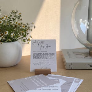 Bible Verse Cards – 12 Neutral Scripture Memory Cards with Prayer – Christian Gift for Women, Encouragement, Faith, Bible Study, Home Decor