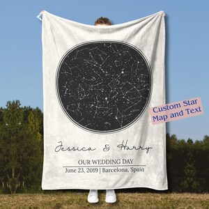 Couverture carte des étoiles personnalisée Les étoiles la nuit où nous nous sommes rencontrés, cadeau de Noël unique, carte des étoiles par date, cadeau d'anniversaire, cadeaux ciel nocturne, cadeaux personnalisés