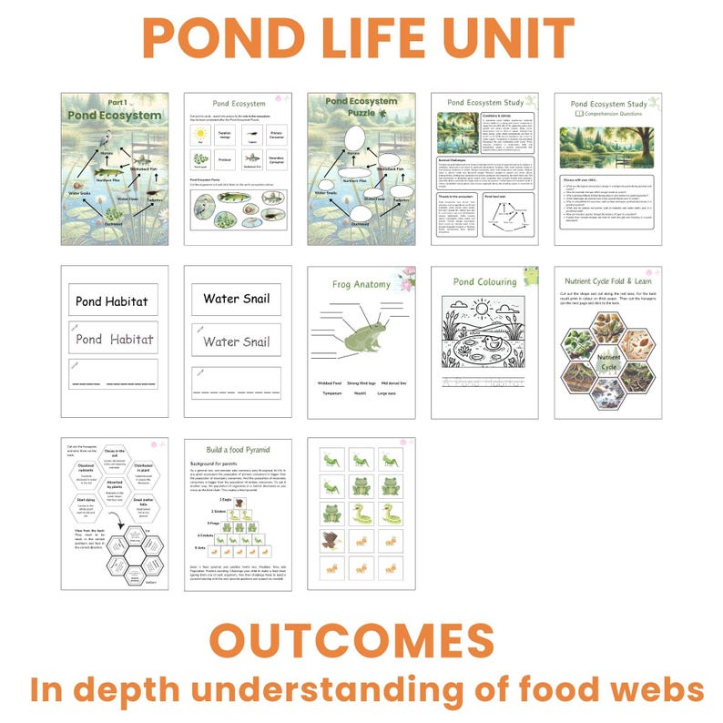 Digital image full selection of sheets in pond life unit