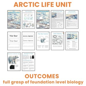 Digital image of all sheets in the arctic life unit