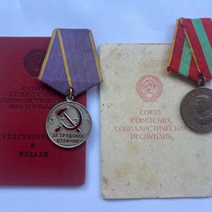 USSR WWII veteran medal group