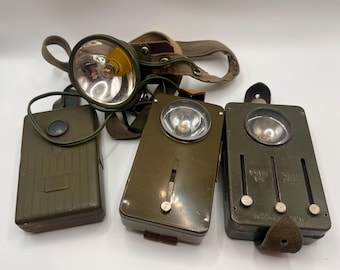 本物　米軍　アメリカ製　ビンテージ　懐中電灯　　1950～1960年代 アメリカ - オリジナルの軍用懐中電灯 - Etsy 日本