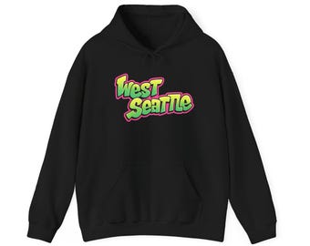 West Seattle Graffiti Sweatshirt, Unisex Pullover Jumper, West Seattle Souvenir