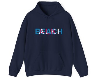 Alki Beach Optical Illusion Hoodie: West Seattle Souvenir Sweatshirt