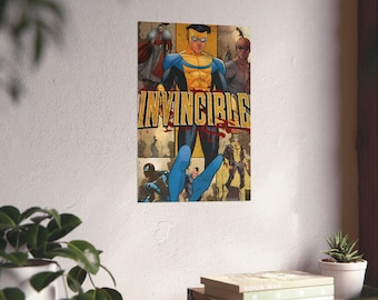 Invincible Comic Poster, Mark Grayson Poster, Game Room Decor, Invincible Painting, Invincible Art