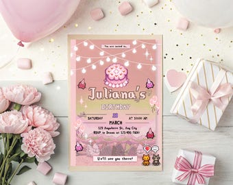 Stardew Valley Invitation, Stardew Valley Party, Stardew Valley Birthday Invite , Birthday Invitation, Girls Birthday, Digital Invite,