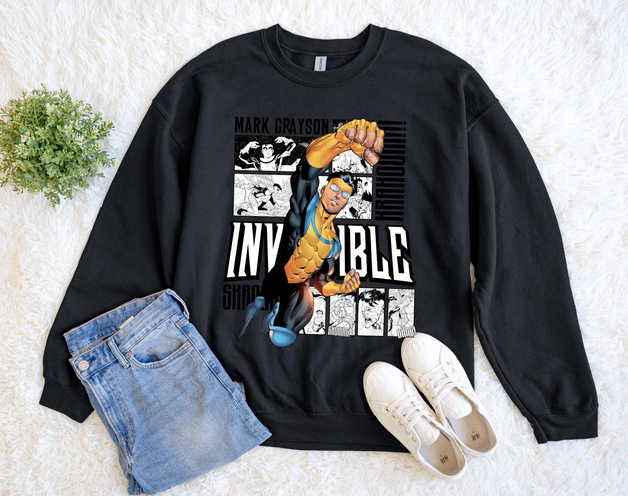 Invincible Comic Book Sweatshirt, Mark Grayson Sweatshirt 
