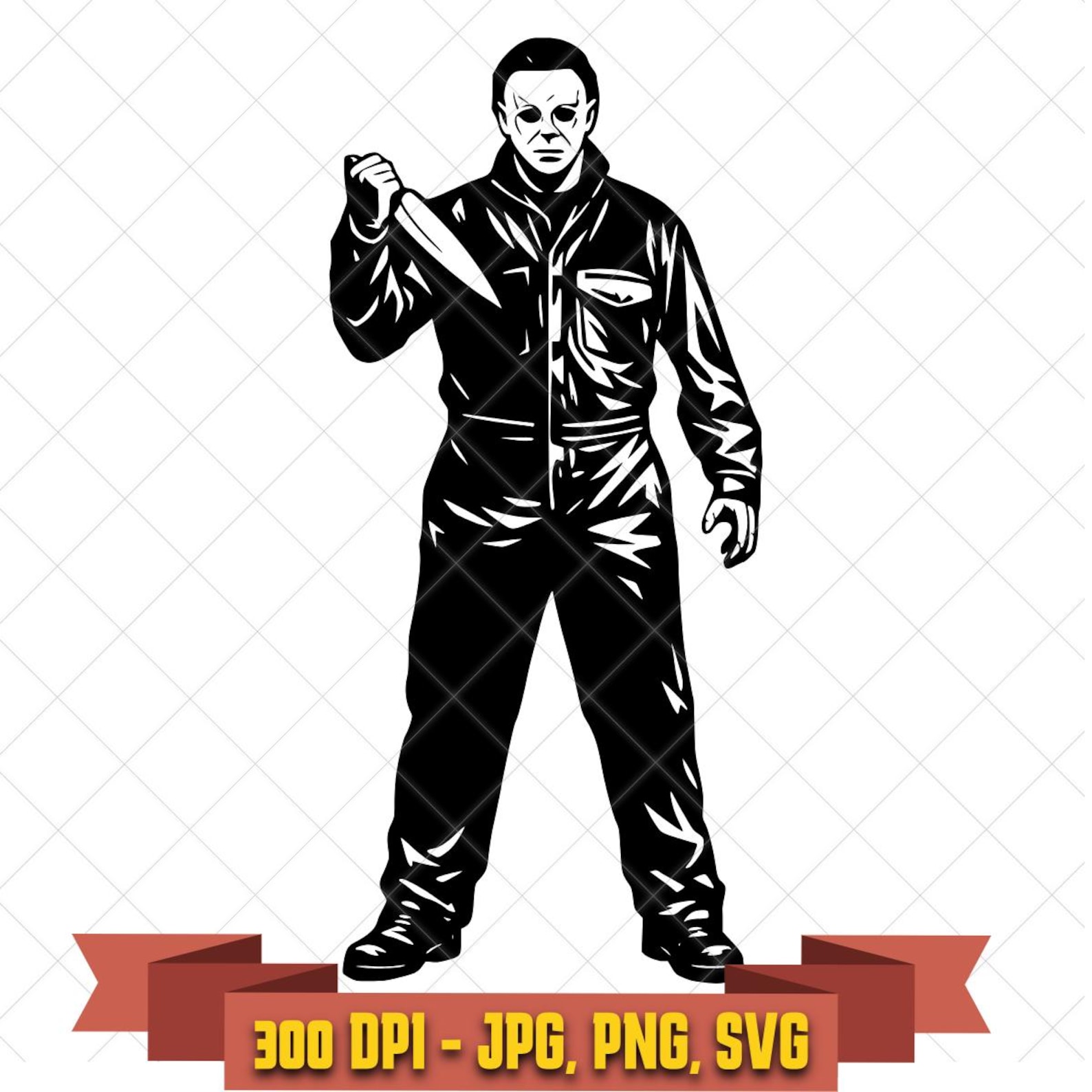 Michael Myers Halloween SVG PNG JPG Cut File in the Horror/Halloween collection by KleanKutChaos.