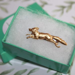 Petite teeny Woodland Fox French barrette, add whimsy to your hair! Simple Dainty Woodland Animal barrette |  Nature Lover | Fox gift