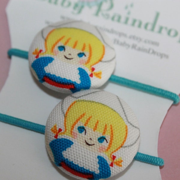 Danish girl pony tail holders make adorable everyday hair accessories!