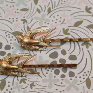 Swallow bobby pins make beautiful gifts and everyday hair accessories!