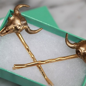 Longhorn Bobby Pins – Perfect for Country Gals & UT Fans | Hook &#39;Em Horns | Texas Pride Gift