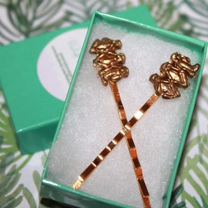Three Wise Monkeys Bobby Pins, See No Evil Hear No Evil Speak No Evil Hair Pins, Zen Gift, Philosophy Gift, Monkey Lover Gift