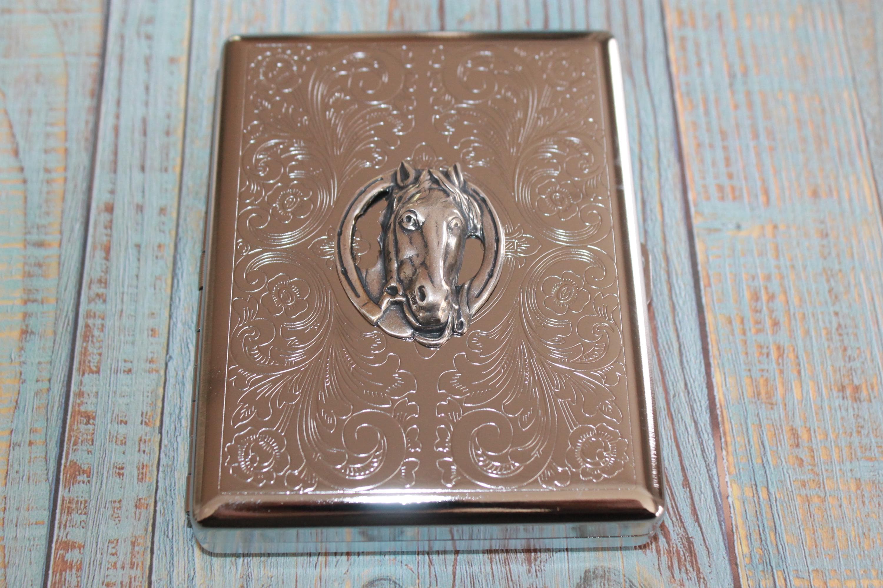 cartier cigarette holder Cartier Paris Retro Cigarette Box in 18K Gold #505263