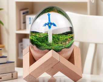 Master Sword Resin Egg: Legend of Zelda Desk Decor