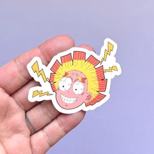 Demon Slayer Sticker | Zenitsu | Kimetsu No Yaiba | Meme | Demon Slayer Corp | Waterproof | Vinyl Sticker |