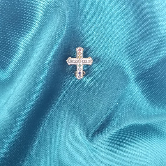 Cross of Color Order of Rainbow Service Pin - image 2