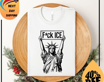 F*ck ICE Magazine Letters Shirt, Anti Trump Shirt, Anti MAGA Protest T-Shirt, FDT Graphic Tee, Protect Immigrants Shirt, No Human Is Illegal