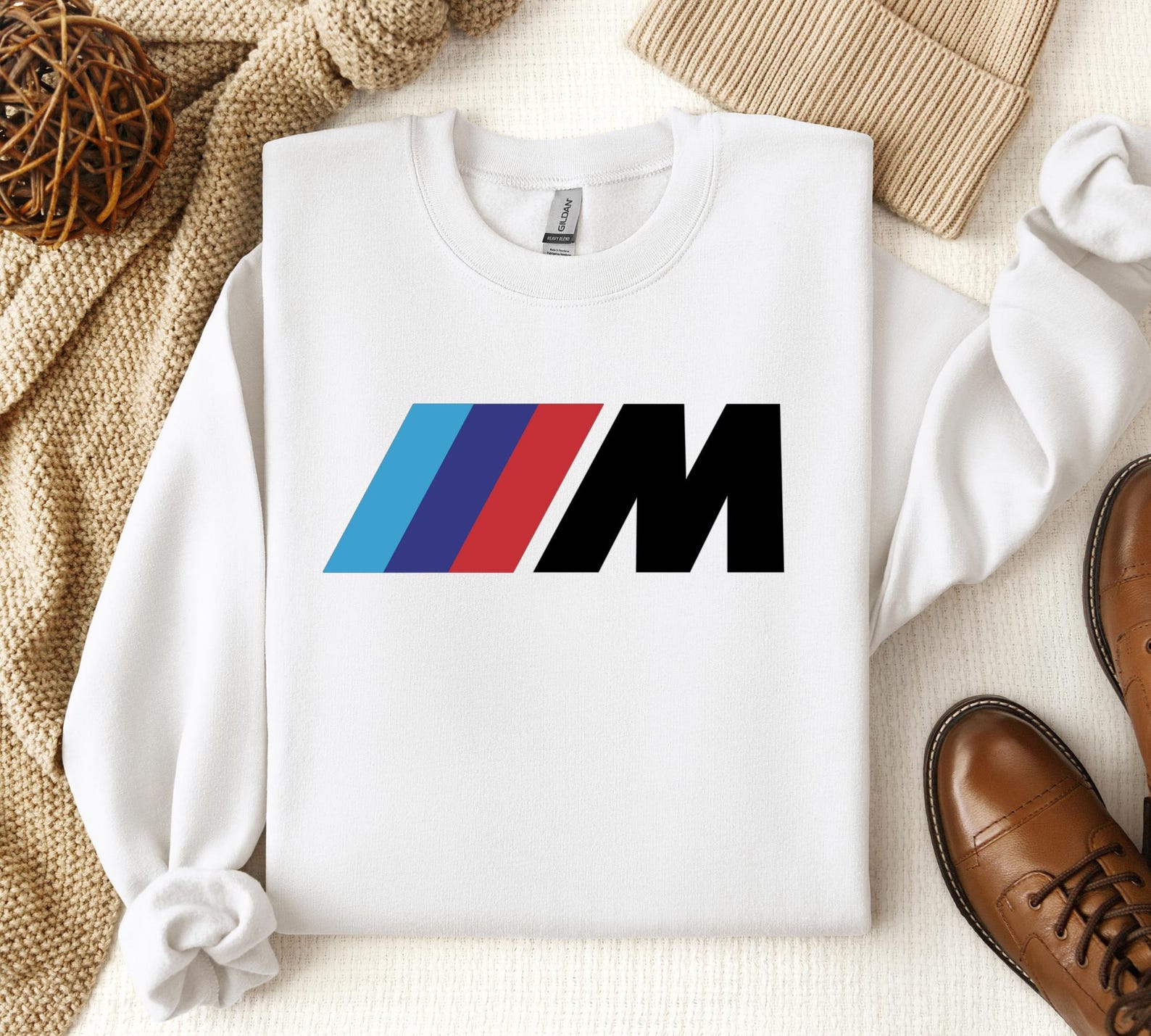 BMW Hoodie, Classic BMW Logo Hooded Sweatshirt, Car Enthusiast Hoodie ...