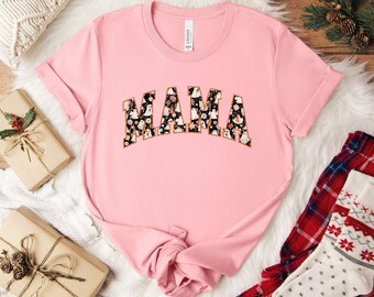 Halloween Mama  Shirt, Mom Halloween Shirt, Spooky Mama Shirt, Mama Halloween, Cute Ghost Shirt, Floral Ghost Shirt
