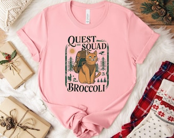 Onyx Storm Quest Squad Broccoli Shirt, Broccoli Cat Shirt, Ridoc Romantasy Fan Shirt, Dragon Rider Tee, Bookworm Gifts