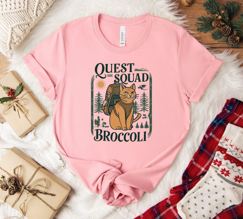Camiseta de brócoli del escuadrón de la misión de Onyx Storm, camiseta del gato brócoli, camiseta de fan de Ridoc Romantasy, camiseta de jinete de dragón, regalos para ratones de biblioteca imagen 1