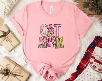 Cat Mom Shirt, Gift For Cat Mom, Cat Gift For Mothers Day, Cat Mama Shirts, Cat Lover Shirt, New Cat Mom Shirt, Fur Mama