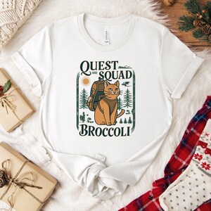 Camiseta de brócoli del escuadrón de la misión de Onyx Storm, camiseta del gato brócoli, camiseta de fan de Ridoc Romantasy, camiseta de jinete de dragón, regalos para ratones de biblioteca imagen 2