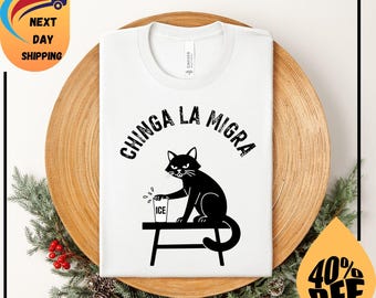 No ICE Please Cat Shirt, Abolish ICE T-Shirt, Anti ICE Political Graphic, Pro Immigration tee