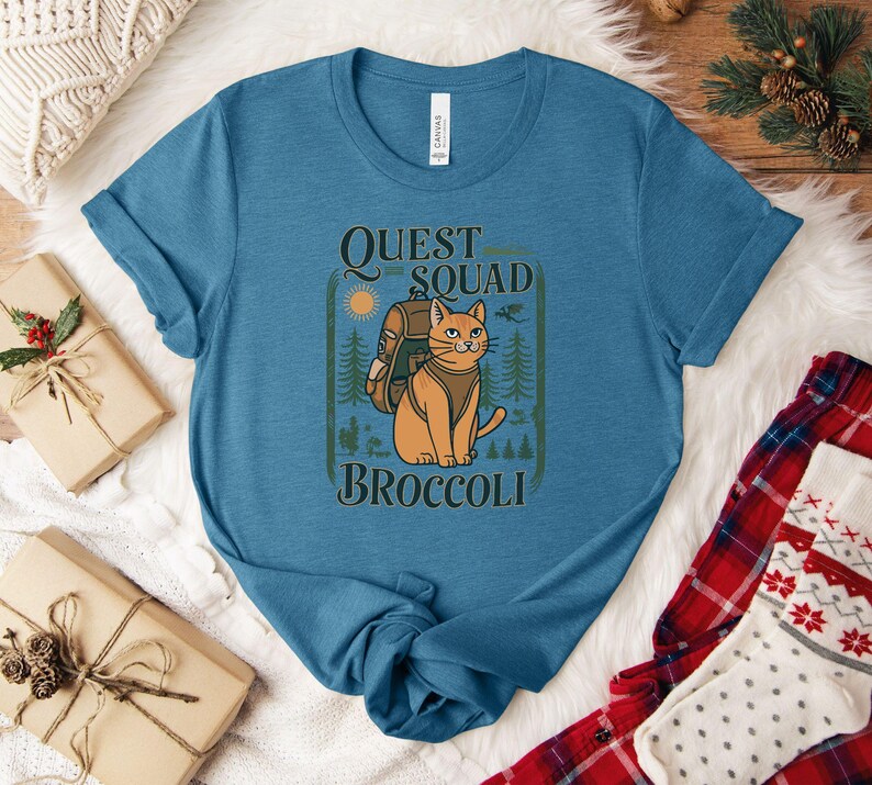 Camiseta de brócoli del escuadrón de la misión de Onyx Storm, camiseta del gato brócoli, camiseta de fan de Ridoc Romantasy, camiseta de jinete de dragón, regalos para ratones de biblioteca imagen 7