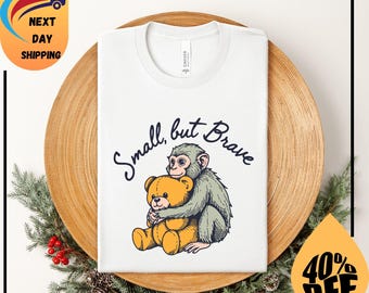 Baby Monkey Punch Shirt, Animal Lover Gift, Cute Monkey T-Shirt, Team Punch,Wildlife Shirt,Cozy Graphic Tee