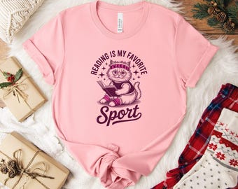 Vintage reading is my favorite sport shirt, Bookish tee, Book Reader Gift, English Teacher Gift, Bookworm tshirt, Librarian Shirt, Booklover