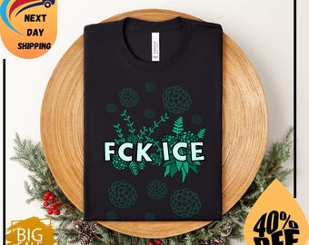 Abolish Ice Shirt, F*ck Ice Tshirt, proimmigration tee, Anti Ice shirt, No human is illegal, anti maga shirt, anti trump, political merch