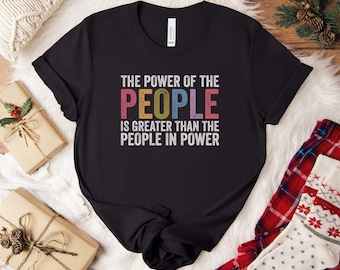 Liberal Protest Shirt, Political Democratic Social Justice Tshirt, Feminist Shirt, Defend Democracy Gift