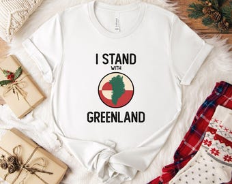 Greenland T-Shirt, Anti Trump Graphic Tee, Political Protest tshirt, Support Greenland Shirt, Activist Statement Tee