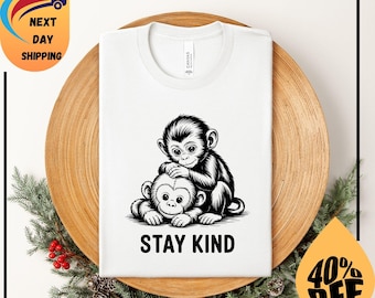 Baby Monkey Punch Shirt, Animal Lover Gift, Cute Monkey T-Shirt, Team Punch,Wildlife Shirt,Cozy Graphic Tee